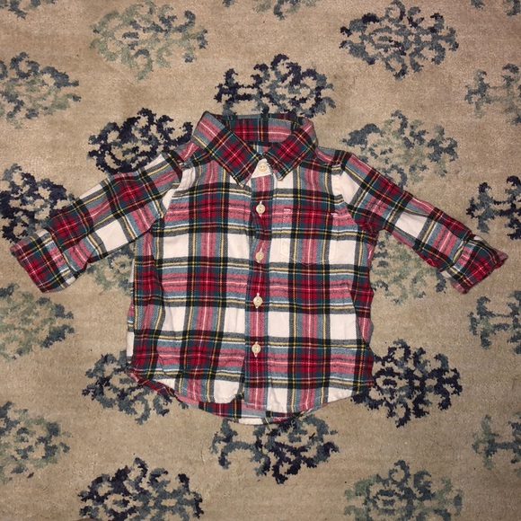 GAP Other - Baby GAP Flannel button up shirt - 3-6 Months